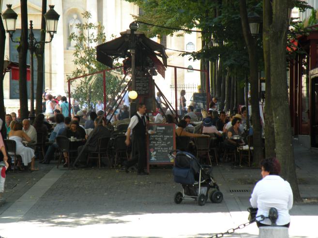  terrasses de café, place de la Sorbonne